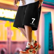 M-7XL Men Short Shorts Men's Clothing Pants Plus Size Street Sports Boy Black Beach Pants Gym Basket