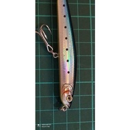 JASMINE KINGDOM HIGH QUALITY FISHING LURE LASER BLUE 95mm 19G Slow Sinking Pencil Lure