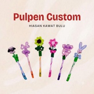 WIRE FEATHER PEN | CUTE CHARACTER PENS | Character Feather Wire Pen | Cute Character Pens | Feather 