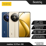 Realme 12 Pro+ 5G Smartphone 12GB RAM 512GB Memory (Original) 1 Year Warranty by Realme Malaysia