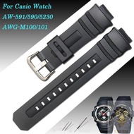 Casio Resin Strap G-SHOCK AW-591/590/5230 AWG-M100/101 AW-582B Wrist