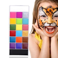 [apsqns] Face Body Paint, Cosmetic Palette Paint Palette, Vibrant Color Face Paint