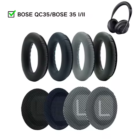 Professional QC35 Ear Pads Replacement – Ear Cups for BOSE 35 I/II Over-Ear Headphone