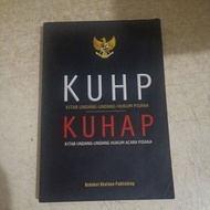 HUHP Book CRIMINAL LAW BOOK KUHAP CRIMINAL PROCEDURE LAW BOOK