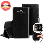 Samsung A9 pro FLIP LEATHER WALLET CASE SAMSUNG A9 pro King And Quenn