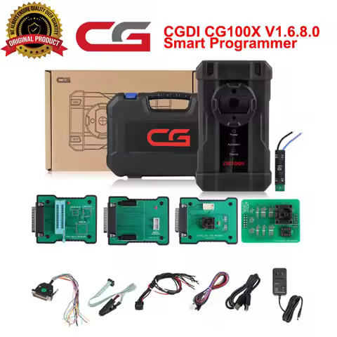 DI CG100X Smart Programmer for Airbag Reset Mileage Adjustment and Chip Reading with D1 Adapter Supp