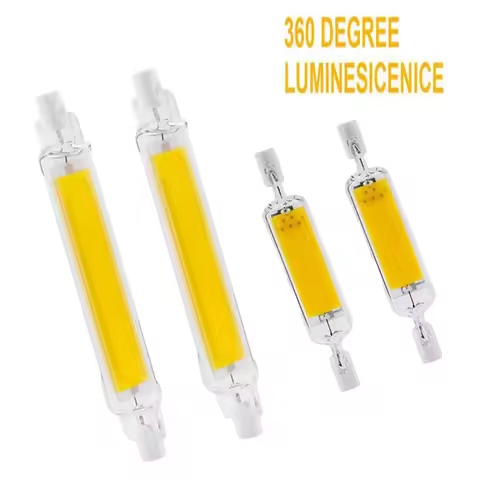 LED R7S 78mm 118mm 15W 30W 50W Dimmable COB LED Lamp Bulb G9 SpotLight Replace Halogen Light Floodli