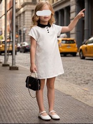 GG kids girl 100-150cm dress 女童裝 小童 老花連身裙 @celefashion interview 面試衫