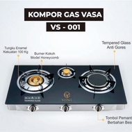 kompor vasa kaca 3 tungku free regulator vasa seharga 500k