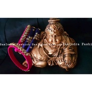 2 piece of kundan stone work bangles