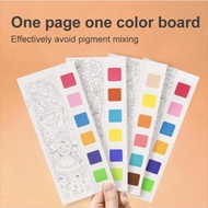 Children's Watercolor painting Book Coloring Watercolor painting 12 Sheets