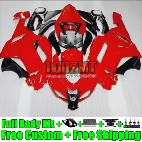 Injection Panel For KAWASAKI Gloss red NINJA ZX 6R ZX636 636 6 R 2007 2008 101LD.12 ZX-636 ZX6R ZX60