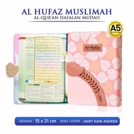 Al Quran Terjemah Hufaz A5 Alquran Kecil Jaket Kain Quran Wanita  Muslimah Cantik Cordoba Terjemahan