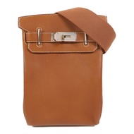 HERMES Barenia皮革Hac A Dos PM銀扣背包Fauve