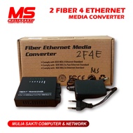 FIBER ETHERNET 2F4E MEDIA CONVERTER MS