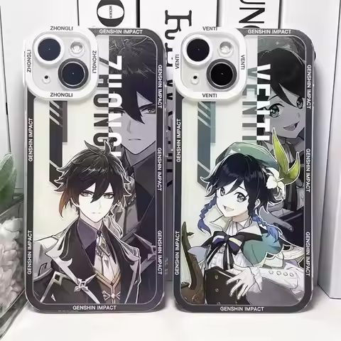 Genshin Impact Tartaglia Xiao Phone Case For Xiaomi Redmi Note 15 14 13 12 11Pro Max Plus 12S 11S 15