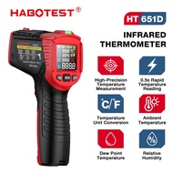 HABOTEST HT651D Infrared Thermometer  -50°C~800°C Professional Digital IR-LCD Temperature Meter Non-