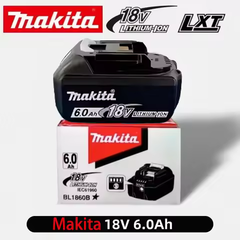 Original Genuine Makita 6Ah 5Ah18V Makita Battery BL1860 BL1850B BL1850 BL1840 Makita Rechargeable L