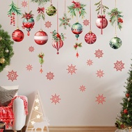 [tenlzsp0bc] 2 Christmas Wall Stickers Art Decor Decorative Stickers for New Year Car