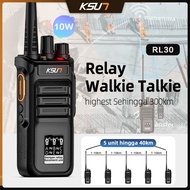 COD WALKIE TALKIE HT KSUN RL30 Repeater ht uhf Walky Talky HT Radio Walkie Talkie Jarak Jauh 10km St