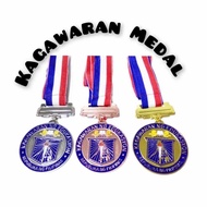 KAGAWARAN MEDALS 6CM GOLD SILVER  BRONZE ( 10 PCS PER ORDER )