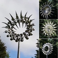 Fairy Wind Spinner Kinetic Sculpture Windmill 3D Wind Powered Kinetic Sculpture Lawn Metal Wind Sola