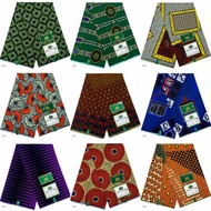 Ankara Print Wax Batik Fabric - 100% Cotton - 5 Yard Roll