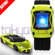 HIJAU Original Boys Watches Water Repellent Sport Car Green Yellow