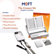 MOFT The Creator Kit for iP 16 /15 Series - Snap Tripod Stand, Snap-on Stand & Wallet, Phone Lanyard