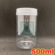 TAPAU - BP0505 - Balang Kuih Raya - 500ml PET Container [ 1set ] - Bekas Cookie Jar Balang Plastik K