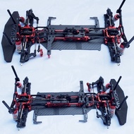 Dgw Chassis Mobil Rc On-Road Drift 4wd 1 10 Bahan Metal Carbon Fiber D