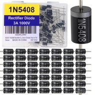 EEEEE 1N5408 Rectifier Diode (50pcs) 3A 1000V 3 AMP 1000 Volt IN5408 5408 Electronic Silicon Diodes