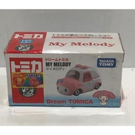 MY MELODY TAKARA TOMY PINK CAR TOY SIZE 8X4X4cm (LxWxH)