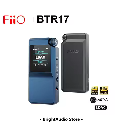 FiiO BTR17 BTR7 Hi-res HIFI Headphone Amplifier Bluetooth AMP MQA USB DAC THX AAA 3.5mm 4.4mm Balanc
