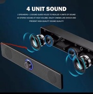 KIMP Computer Wired Bluetooth Speakers, Audio Sound Bully Speaker, Wired USB-Powered PC Speakers wit