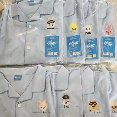 2025 SKZOO high quality cartoon image explosion group all pajamas set idol style