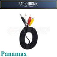 Panamax 3.5mm Male Jack to 3 RCA Male Jack