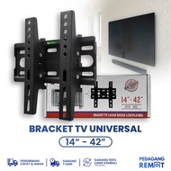 Braket Bracket TV LED LCD Android SmartTV Universal 14 - 42Inch (17",