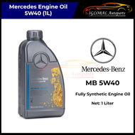 Mercedes-Benz SAE 5W40 MB229.5 Fully Synthetic Engine Oil (1L) - 000989630811 (ORIGINAL)