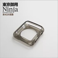 【東京御用Ninja】Apple Watch 3 (38mm)晶透款TPU清水保護套（透黑）