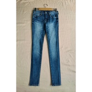 GU Brand 61 cm. New Condition Soft Skinny Jeans Waist size 24 Hips 30 To 34 Length 38.5 Inches