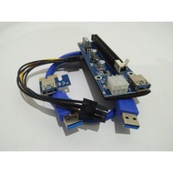 PCIE RISER PCI-E PCIE Express Riser Card 1x to 16x SATA Version 006C
