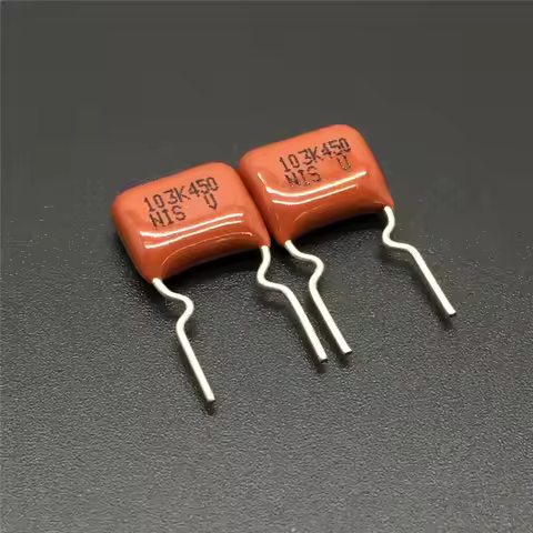 10Pcs/100Pcs Japan NISSEI CBB capacitor MMCF 450V 103 K 10% 0.01uF 10nF Pitch=7.5mm Metallized polye