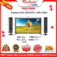 [CIANJUR] LED TV 32 INCH POLYTRON HD READY PLD-32TV1755