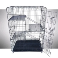 *3 Kaki* Sangkar Kucing Besar 3 Tingkat / Big Cat Cage 3 Lavel - 6233L