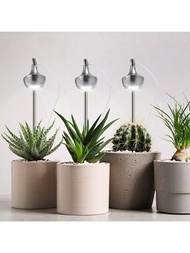 室內植物生長燈 小型led生長燈,採用鋁製360度旋轉燈座 可伸縮燈管 可調節高度 3h/6h/12h 定時器 全光譜桌面植物燈,室內種植的理想照明工具