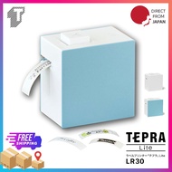 KING JIM TEPRA LITE Label Printer Tape from Smartphone and King Jim LP15S Lite Tape Tepra White