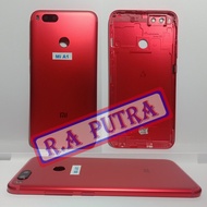 MERAH Case Xiaomi MiA1 Mi A1 Red Housing Chasing Casing Backdoor Original
