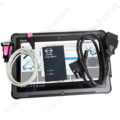 Getac Laptop for Hino Bowie OBD2 USB Cable for Hino Diagnostic Explorer 3.16 New Version DX DXIII Tr