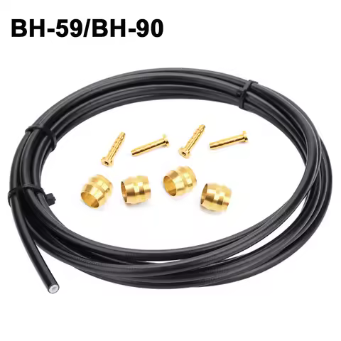 BH59 BH90 Bike brake hose MTB Hydraulic Disc brake Cable tube 2.5M Bicycle Connector Insert Olive Ne